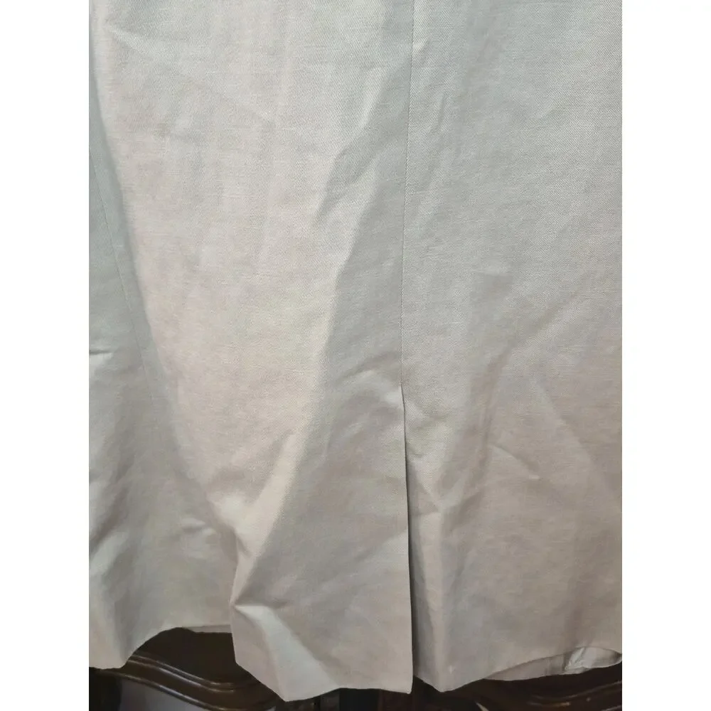 Banana Republic Modern Blazer Tan/Beige Mens 38S Linen & Cotton Blend 3 Buttons